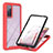 Silicone Transparent Frame Case Cover 360 Degrees YB2 for Samsung Galaxy S20 FE (2022) 5G