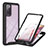 Silicone Transparent Frame Case Cover 360 Degrees YB2 for Samsung Galaxy S20 FE 4G