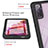 Silicone Transparent Frame Case Cover 360 Degrees YB2 for Samsung Galaxy S20 Lite 5G