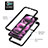 Silicone Transparent Frame Case Cover 360 Degrees YB2 for Xiaomi Redmi Note 12 Pro 5G