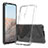 Silicone Transparent Frame Case Cover 360 Degrees Z01J for Google Pixel 5a 5G Clear