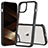 Silicone Transparent Frame Case Cover 360 Degrees ZJ1 for Apple iPhone 13