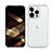 Silicone Transparent Frame Case Cover 360 Degrees ZJ1 for Apple iPhone 13 Pro Max