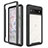 Silicone Transparent Frame Case Cover 360 Degrees ZJ1 for Google Pixel 6a 5G