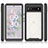 Silicone Transparent Frame Case Cover 360 Degrees ZJ1 for Google Pixel 6a 5G