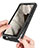 Silicone Transparent Frame Case Cover 360 Degrees ZJ1 for Google Pixel 7a 5G