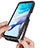 Silicone Transparent Frame Case Cover 360 Degrees ZJ1 for Motorola Moto G 5G (2023)