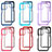 Silicone Transparent Frame Case Cover 360 Degrees ZJ1 for Motorola Moto G 5G (2023)