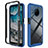 Silicone Transparent Frame Case Cover 360 Degrees ZJ1 for Nokia X100 5G