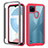 Silicone Transparent Frame Case Cover 360 Degrees ZJ1 for Realme C21Y