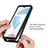 Silicone Transparent Frame Case Cover 360 Degrees ZJ1 for Realme C25Y