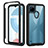 Silicone Transparent Frame Case Cover 360 Degrees ZJ1 for Realme C25Y