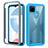 Silicone Transparent Frame Case Cover 360 Degrees ZJ1 for Realme C25Y