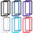 Silicone Transparent Frame Case Cover 360 Degrees ZJ1 for Samsung Galaxy A01 Core