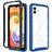 Silicone Transparent Frame Case Cover 360 Degrees ZJ1 for Samsung Galaxy A04 4G