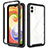 Silicone Transparent Frame Case Cover 360 Degrees ZJ1 for Samsung Galaxy A04 4G