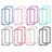 Silicone Transparent Frame Case Cover 360 Degrees ZJ1 for Samsung Galaxy A04s