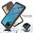 Silicone Transparent Frame Case Cover 360 Degrees ZJ1 for Samsung Galaxy A12