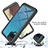 Silicone Transparent Frame Case Cover 360 Degrees ZJ1 for Samsung Galaxy A12 Nacho