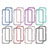 Silicone Transparent Frame Case Cover 360 Degrees ZJ1 for Samsung Galaxy A13 4G