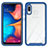 Silicone Transparent Frame Case Cover 360 Degrees ZJ1 for Samsung Galaxy A20e