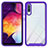 Silicone Transparent Frame Case Cover 360 Degrees ZJ1 for Samsung Galaxy A30S