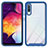 Silicone Transparent Frame Case Cover 360 Degrees ZJ1 for Samsung Galaxy A30S