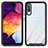 Silicone Transparent Frame Case Cover 360 Degrees ZJ1 for Samsung Galaxy A30S