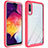 Silicone Transparent Frame Case Cover 360 Degrees ZJ1 for Samsung Galaxy A30S