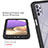 Silicone Transparent Frame Case Cover 360 Degrees ZJ1 for Samsung Galaxy A32 4G