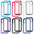 Silicone Transparent Frame Case Cover 360 Degrees ZJ1 for Samsung Galaxy A70