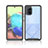 Silicone Transparent Frame Case Cover 360 Degrees ZJ1 for Samsung Galaxy A71 4G A715