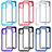 Silicone Transparent Frame Case Cover 360 Degrees ZJ1 for Samsung Galaxy A81