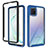 Silicone Transparent Frame Case Cover 360 Degrees ZJ1 for Samsung Galaxy A81