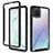 Silicone Transparent Frame Case Cover 360 Degrees ZJ1 for Samsung Galaxy A81