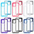 Silicone Transparent Frame Case Cover 360 Degrees ZJ1 for Samsung Galaxy A91