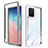 Silicone Transparent Frame Case Cover 360 Degrees ZJ1 for Samsung Galaxy A91