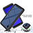 Silicone Transparent Frame Case Cover 360 Degrees ZJ1 for Samsung Galaxy M01 Core