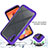 Silicone Transparent Frame Case Cover 360 Degrees ZJ1 for Samsung Galaxy M11