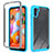 Silicone Transparent Frame Case Cover 360 Degrees ZJ1 for Samsung Galaxy M11