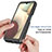 Silicone Transparent Frame Case Cover 360 Degrees ZJ1 for Samsung Galaxy M12