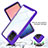 Silicone Transparent Frame Case Cover 360 Degrees ZJ1 for Samsung Galaxy M80S