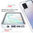 Silicone Transparent Frame Case Cover 360 Degrees ZJ1 for Samsung Galaxy Note 10 Lite