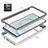 Silicone Transparent Frame Case Cover 360 Degrees ZJ1 for Samsung Galaxy Note 10 Lite