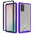 Silicone Transparent Frame Case Cover 360 Degrees ZJ1 for Samsung Galaxy Note 20 5G