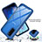 Silicone Transparent Frame Case Cover 360 Degrees ZJ1 for Samsung Galaxy S20