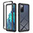 Silicone Transparent Frame Case Cover 360 Degrees ZJ1 for Samsung Galaxy S20 FE (2022) 5G