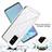 Silicone Transparent Frame Case Cover 360 Degrees ZJ1 for Samsung Galaxy S20 Plus