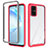 Silicone Transparent Frame Case Cover 360 Degrees ZJ1 for Samsung Galaxy S20 Plus 5G