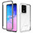 Silicone Transparent Frame Case Cover 360 Degrees ZJ1 for Samsung Galaxy S20 Ultra